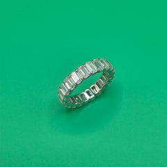 Emerald Cut Eternity Ring
