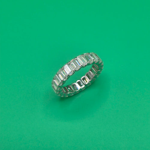 Emerald Cut Eternity Ring