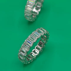 Emerald Cut Eternity Ring