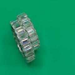 Emerald Cut Eternity Ring